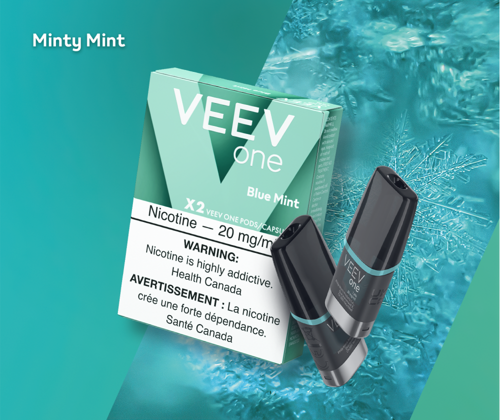 VEEV ONE - CLOSED PODS - BLUE MINT (MINTY MINT)