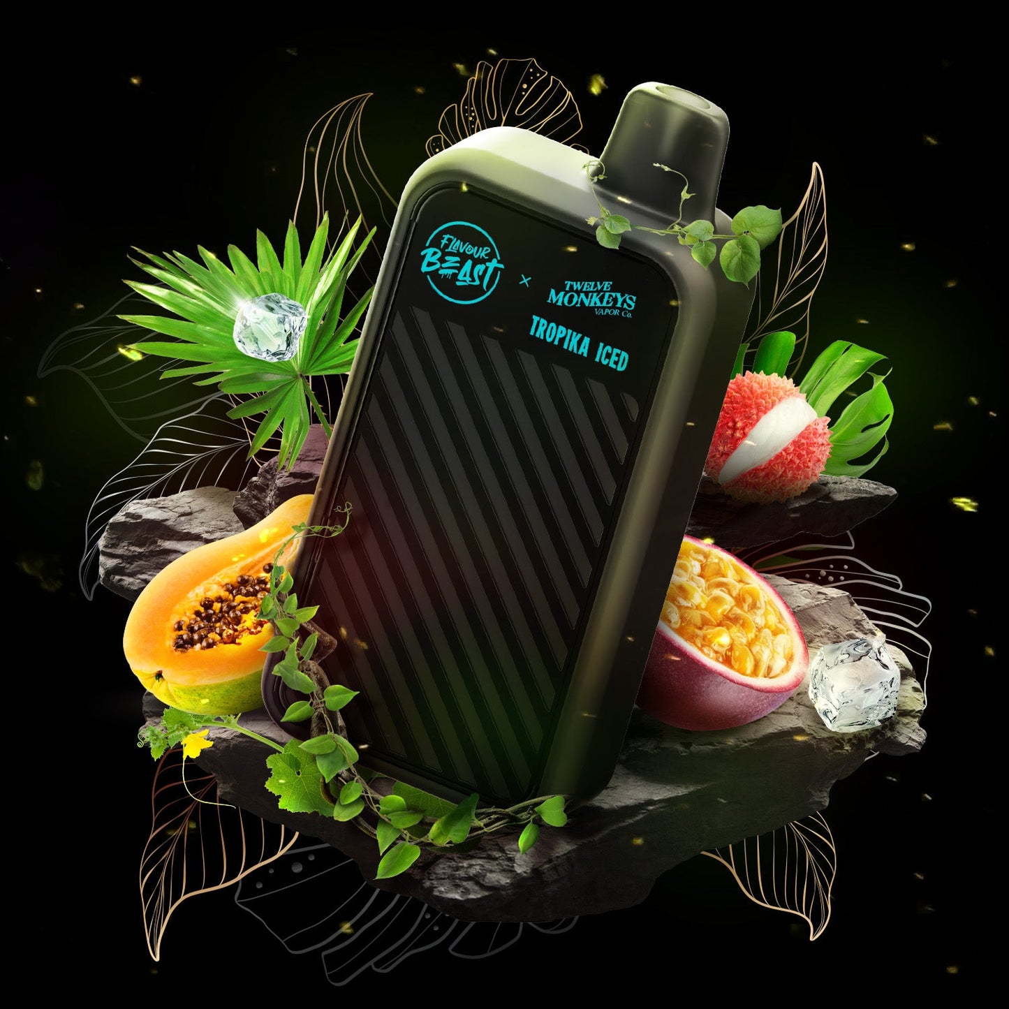 FLAVOUR BEAST BEAST MODE MAX 2 - TWELVE MONKEYS - 50K - DISPOSABLE - TROPIKA ICED