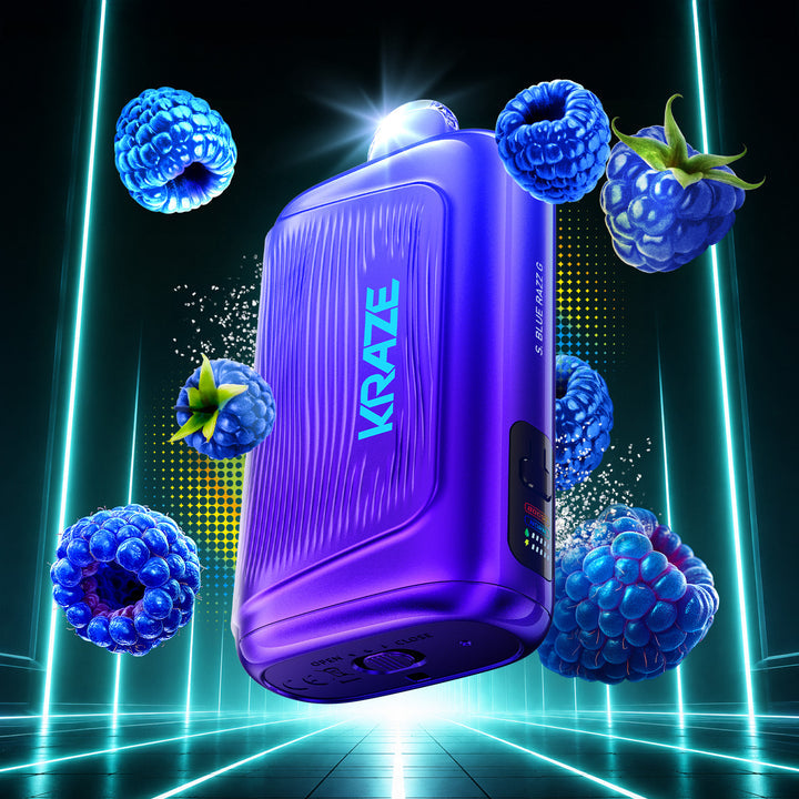 KRAZE GIGA - DISPOSABLE - 150K - 40ML - S. BLUE RAZZ G