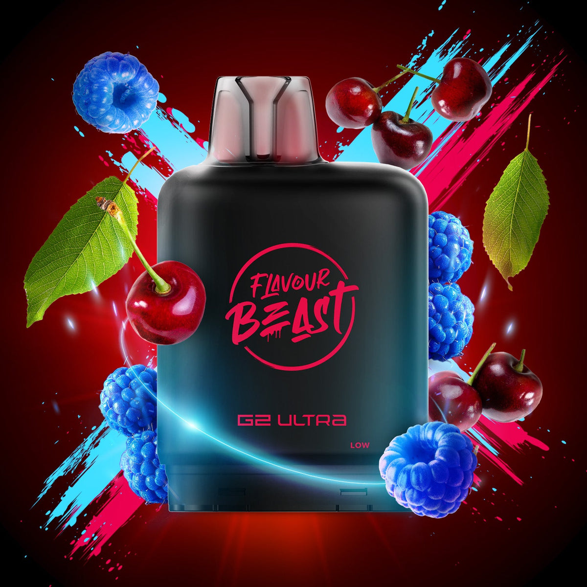 LEVEL X - FLAVOUR BEAST G2 ULTRA POD - BLUE RASPBERRY CHERRY