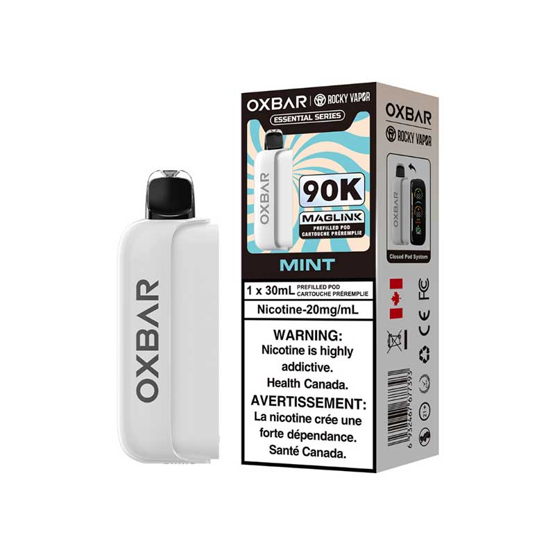 Oxbar 90k Pre-Filled Pod - Essential Series - Mint