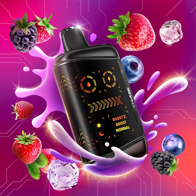 KRAZE MEGA X - DISPOSABLE - 48K - QUAD BERRY ICE