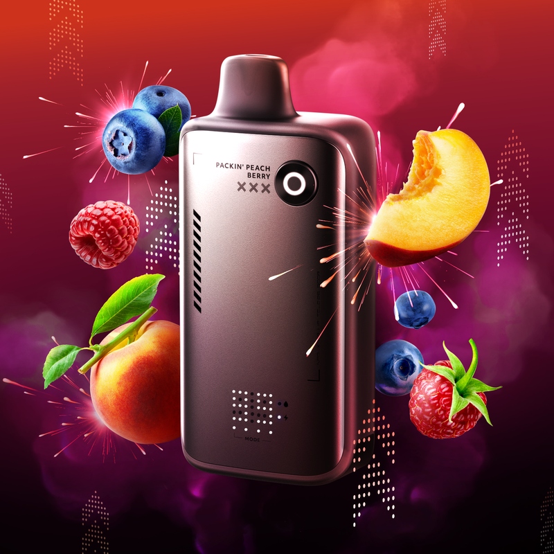 FLAVOUR BEAST ALPHA - 80K - DISPOSABLE - PACKIN' PEACH BERRY