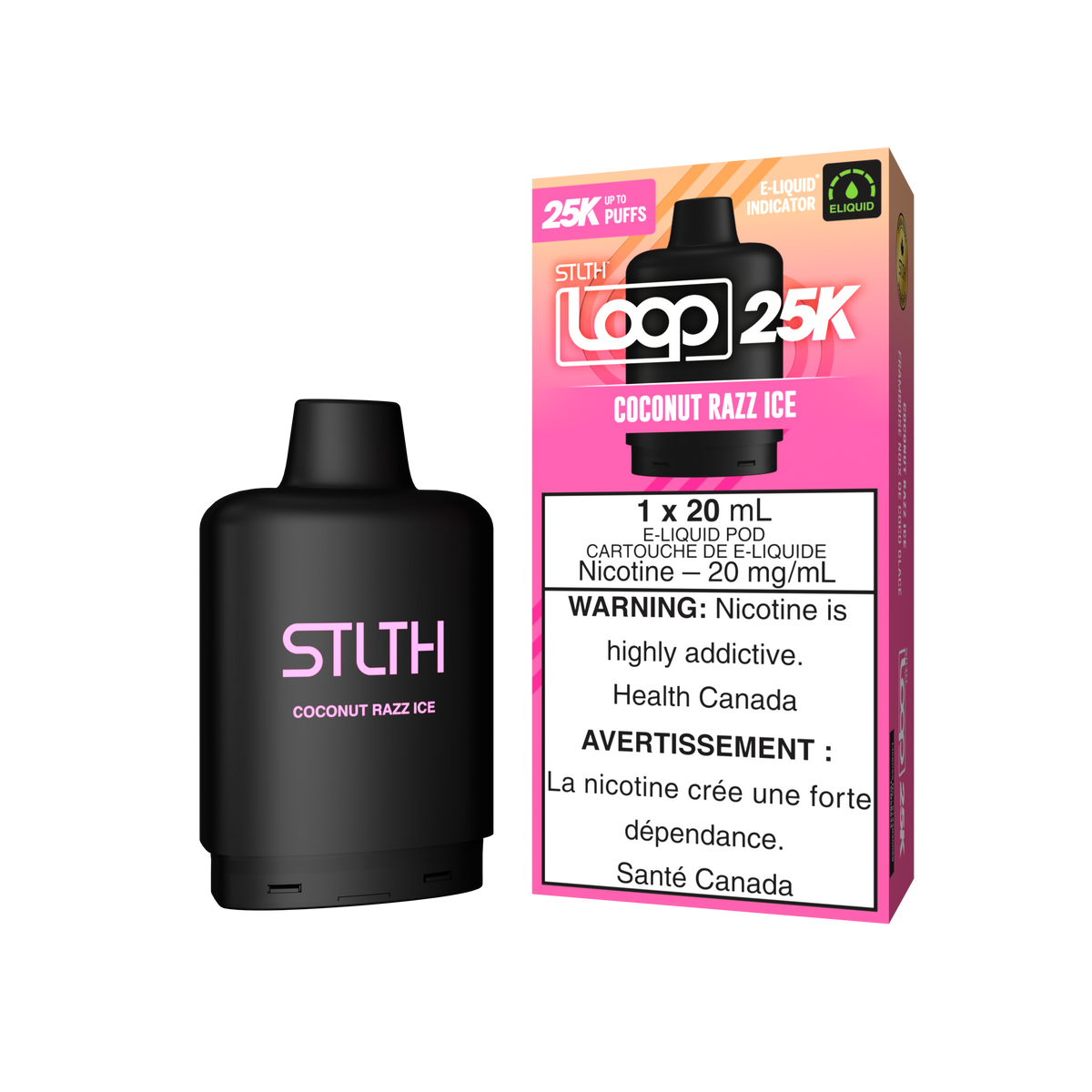 STLTH - LOOP - 25K - POD - COCONUT RAZZ ICE