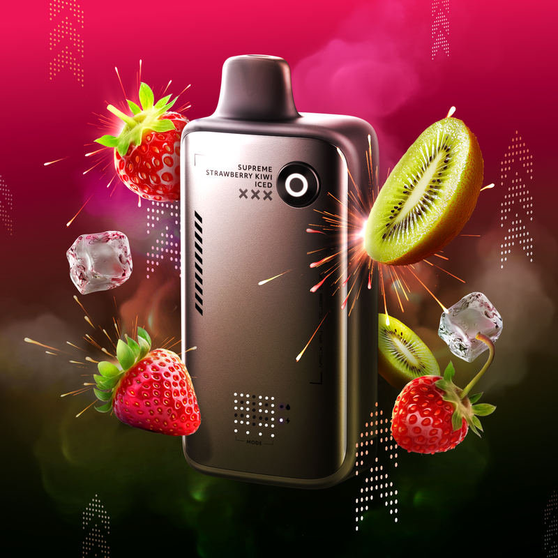 FLAVOUR BEAST ALPHA - 80K - DISPOSABLE - SUPREME STRAWBERRY KIWI ICED