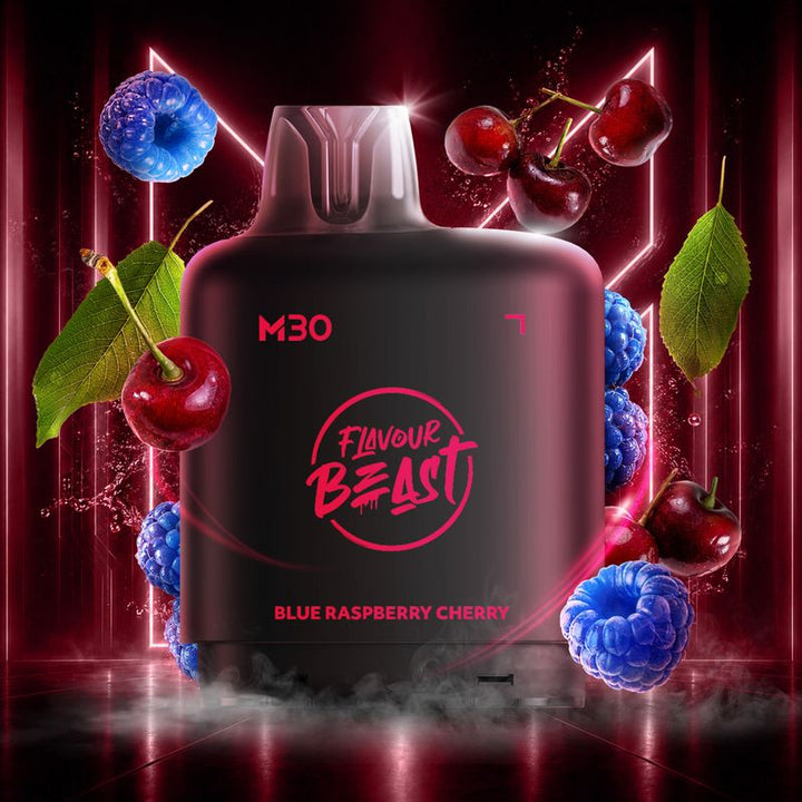 LEVEL X - M SERIES - FLAVOUR BEAST - 30 ML - POD - BLUE RASPBERRY CHERRY