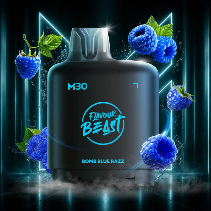 LEVEL X - M SERIES - FLAVOUR BEAST - 30 ML - POD - BOMB BLUE RAZZ