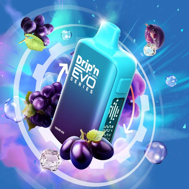 DRIP'N BY ENVI EVO - 63K - DISPOSABLE - GRAPE ICE