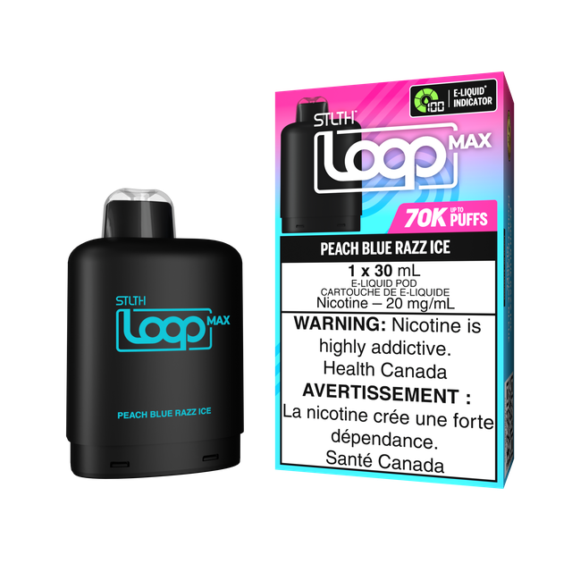STLTH - LOOP MAX - 70K - POD - PEACH BLUE RAZZ ICE