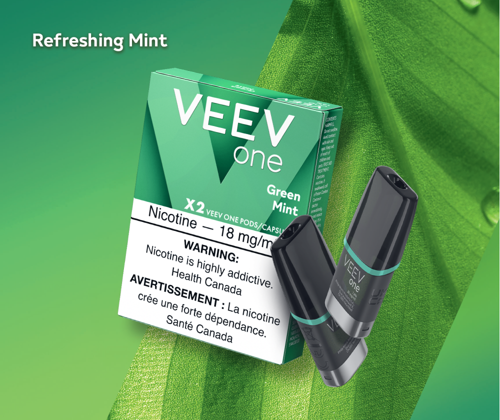 VEEV ONE - CLOSED PODS - GREEN MINT (REFRESHING MINT)