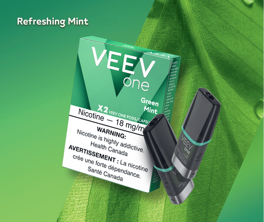 VEEV ONE - CLOSED PODS - GREEN MINT (REFRESHING MINT)