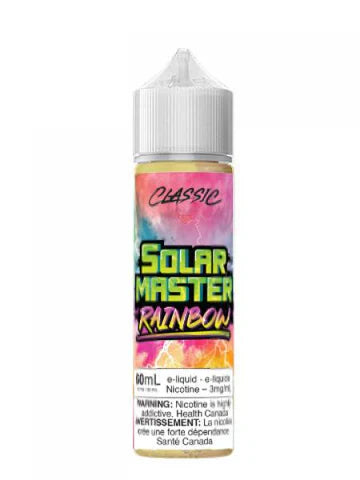 SOLAR MASTER RAINBOW, 60mL E-Liquid (FREEBASE) [ONTARIO]