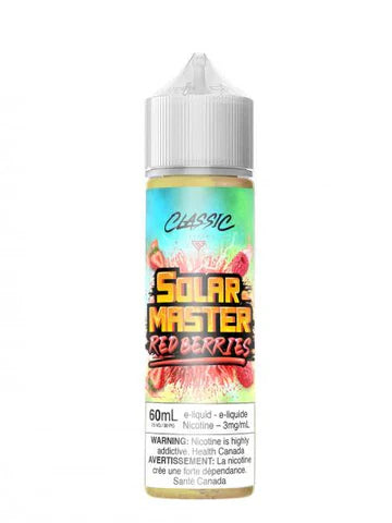 SOLAR MASTER RED BERRIES, 60mL E-Liquid (FREEBASE) [ONTARIO]