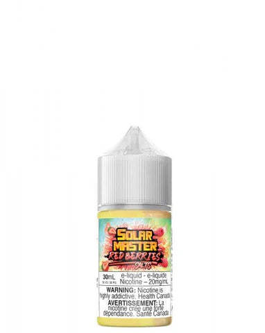 SOLAR MASTER Red Berries, 30mL E-Liquid (SALT) [ONTARIO]