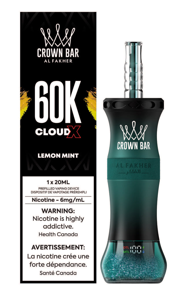 AL FAKHER - CLOUD X 60K - DISPOSABLE - 6MG - LEMON MINT