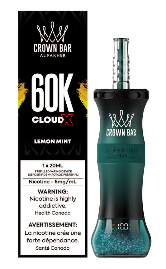 AL FAKHER - CLOUD X 60K - DISPOSABLE - 6MG - LEMON MINT