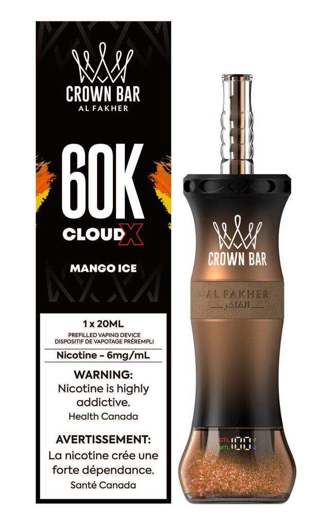 AL FAKHER - CLOUD X 60K - DISPOSABLE - 6MG - MANGO ICE