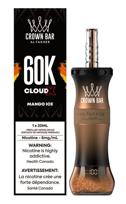 AL FAKHER - CLOUD X 60K - DISPOSABLE - 6MG - MANGO ICE