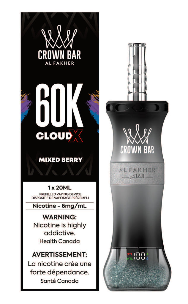 AL FAKHER - CLOUD X 60K - DISPOSABLE - 6MG - MIXED BERRY