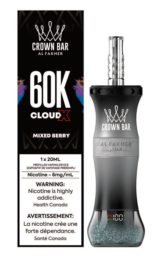 AL FAKHER - CLOUD X 60K - DISPOSABLE - 6MG - MIXED BERRY