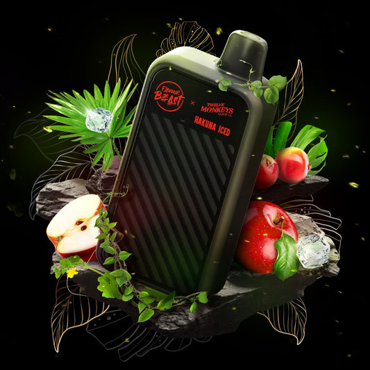 FLAVOUR BEAST BEAST MODE MAX 2 - TWELVE MONKEYS - 50K - DISPOSABLE - HAKUNA ICED