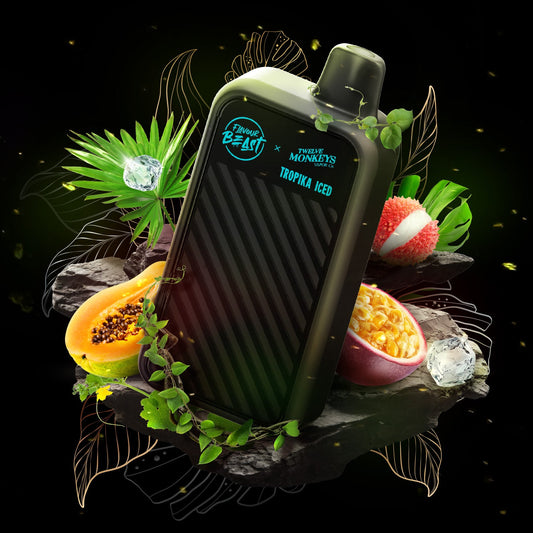FLAVOUR BEAST BEAST MODE MAX 2 - TWELVE MONKEYS - 50K - DISPOSABLE - TROPIKA ICED