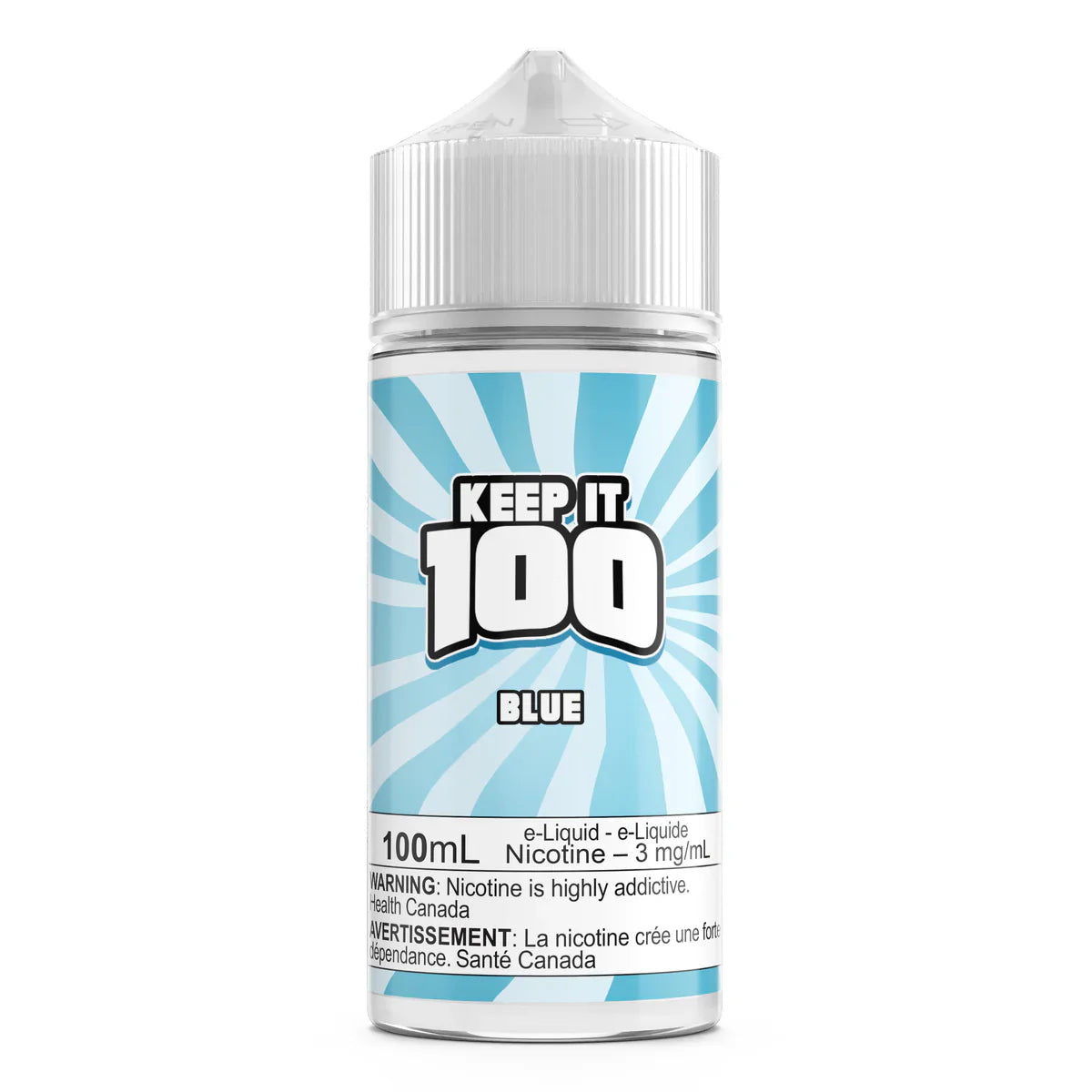 KEEP IT 100, 6mg Freebase Nic, 100mL E Liquid [ONTARIO]