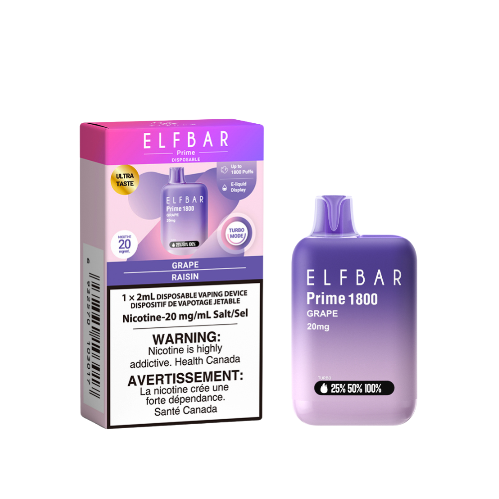 ELFBAR PRIME 1800 Disposable [ONTARIO]