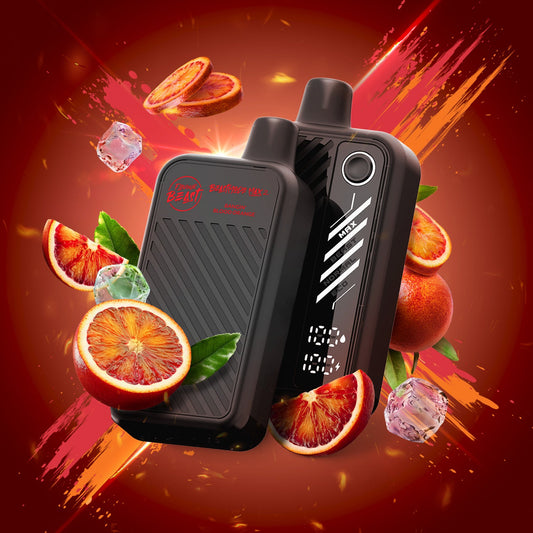 FLAVOUR BEAST BEAST MODE MAX 2 - 50K - DISPOSABLE - BANGIN' BLOOD ORANGE ICED