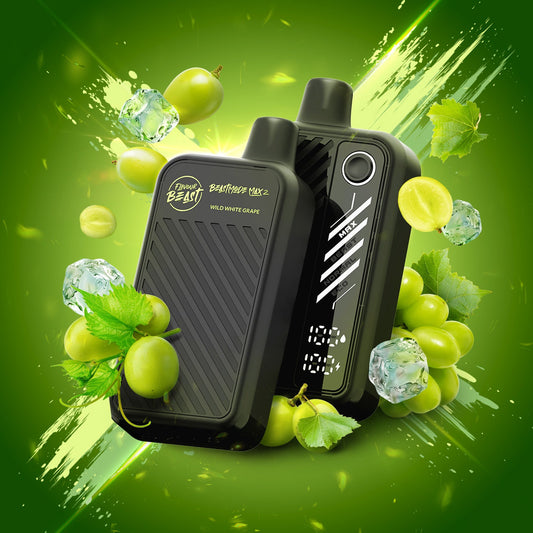FLAVOUR BEAST BEAST MODE MAX 2 - 50K - DISPOSABLE - WILD WHITE GRAPE ICED