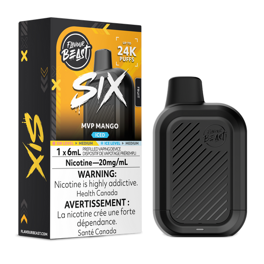 FLAVOUR BEAST SIX - 24K - DISPOSABLE - MVP MANGO