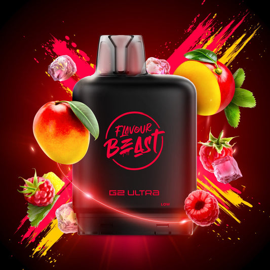 LEVEL X - FLAVOUR BEAST G2 ULTRA POD - RAGIN' RAZZ MANGO