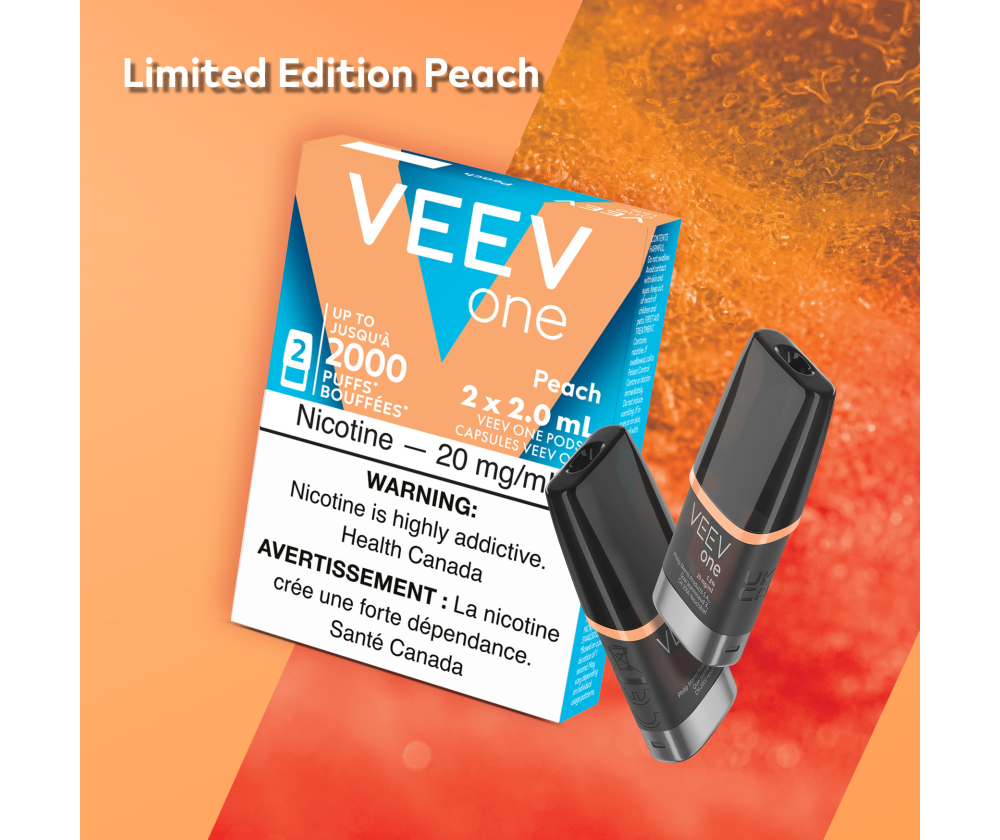 VEEV ONE - CLOSED PODS - PEACH (LIMITED EDITION)