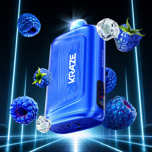 KRAZE GIGA - DISPOSABLE - 150K - 40ML - BLUE RAZZ ICE