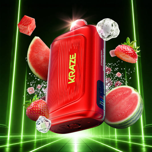 KRAZE GIGA - DISPOSABLE - 150K - 40ML - STRAWBERRY WATERMELON G ICE