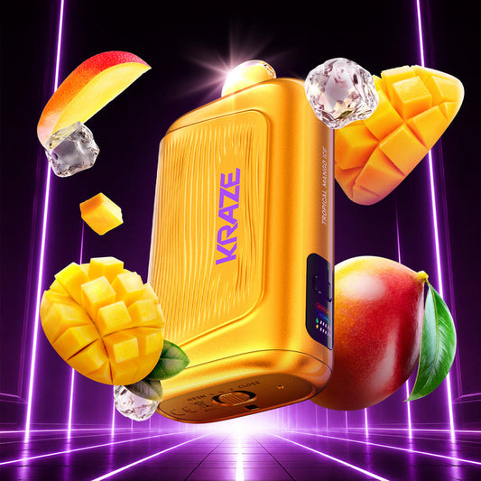 KRAZE GIGA - DISPOSABLE - 150K - 40ML - TROPICAL MANGO ICE
