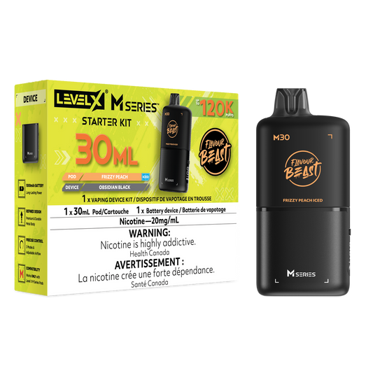 LEVEL X M SERIES - STARTER KIT - 30ML - FRIZZY PEACH