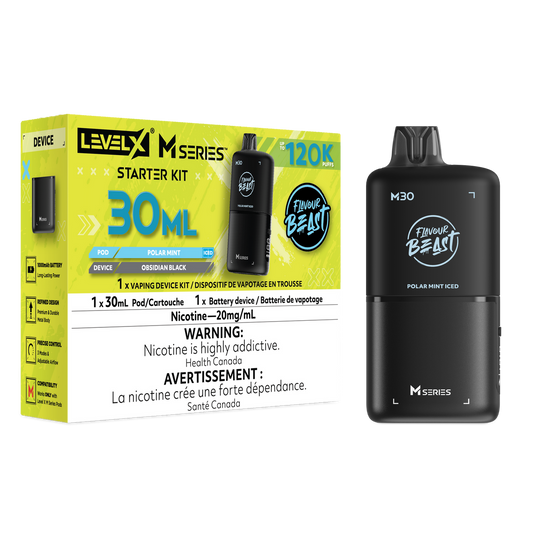 LEVEL X M SERIES - STARTER KIT - 30ML - POLAR MINT