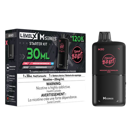 LEVEL X M SERIES - STARTER KIT - 30ML - WEEKEND WATERMELON