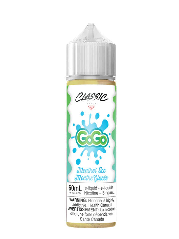 GOGO MENTHOL ICE |12mg Freebase Nic| 60mL E Liquid [ONTARIO]