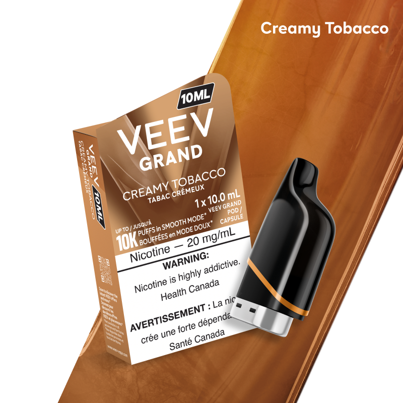 VEEV GRAND - CLOSED PODS - CREAMY TOBACCO