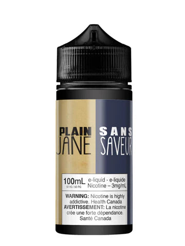 PLAIN JANE (Flavourless) by VAPEUR EXPRESS 100mL E-liquid [ONTARIO]