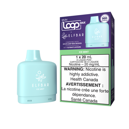 STLTH - LOOP MAX X ELFBAR - 50K - POD - ICE MINT