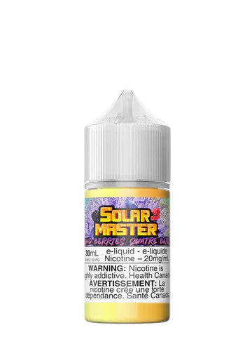 SOLAR MASTER Quad Berries, 30mL E-Liquid (SALT) [ONTARIO]