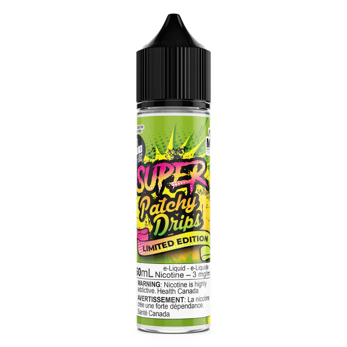 PATCHY DRIPS By MBV CO, 3mg Freebase Nic, 60mL E Liquid [ONTARIO]