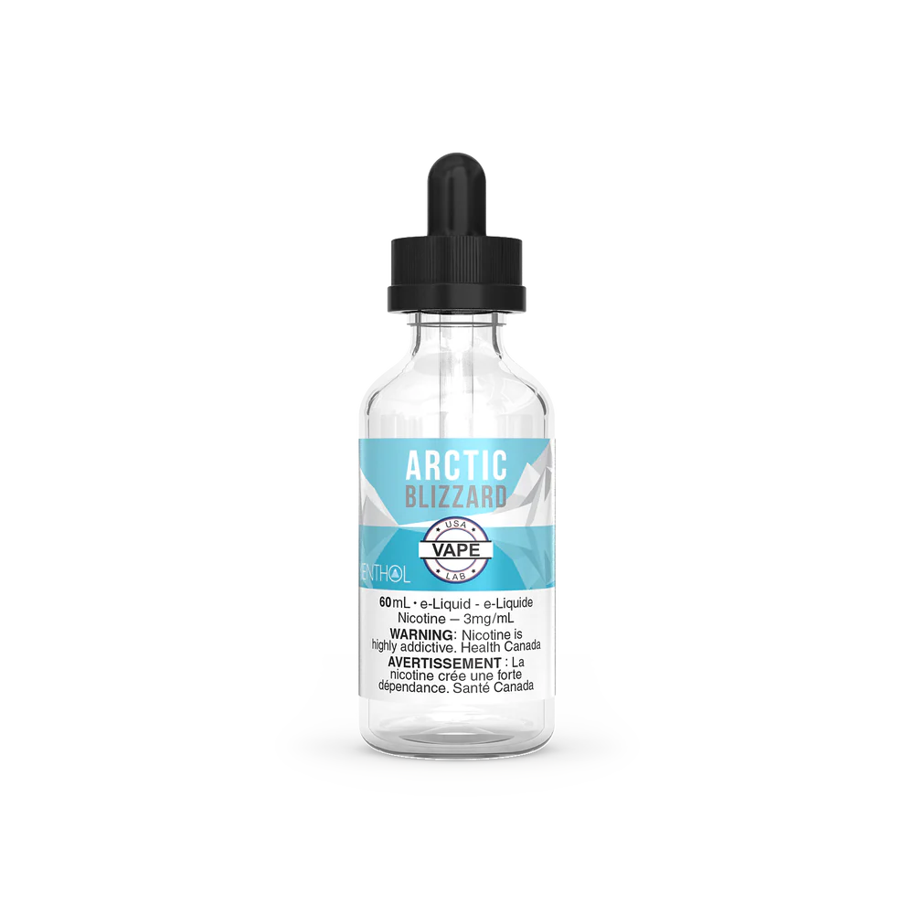 USA VAPE LAB Arctic Blizzard - Menthol, 60mL E-Liquid [ONTARIO]
