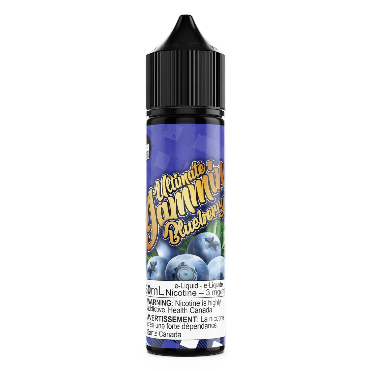 ULTIMATE JAMMIN, 3mg Freebase Nic, 60mL E Liquid [ONTARIO]