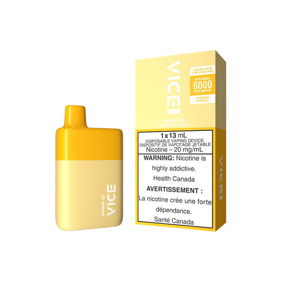 VICE - Banana Ice - 6000 Puffs Disposable [ONTARIO]