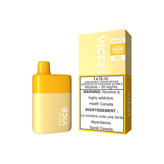 VICE - Banana Ice - 6000 Puffs Disposable [ONTARIO]