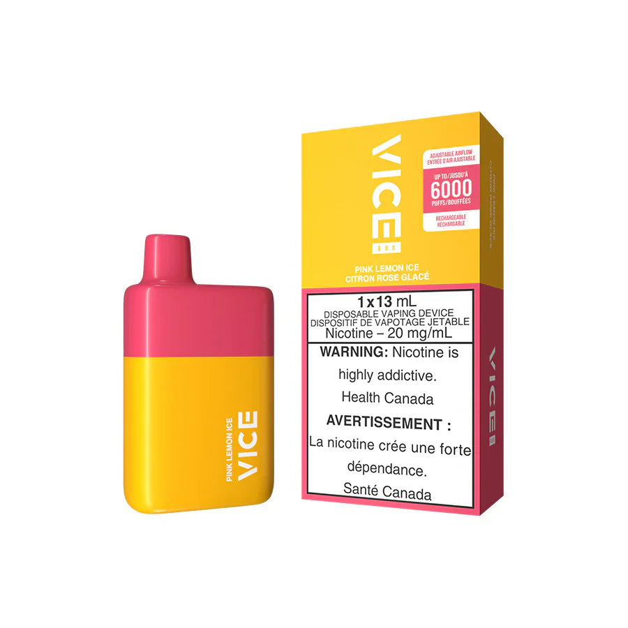 VICE - PINK LEMON ICE - 6000 Puffs Disposable [ONTARIO]